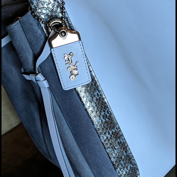 NWT: Coach Mixed Leather & Snake Harmony Carryall - Picture 12 of 12